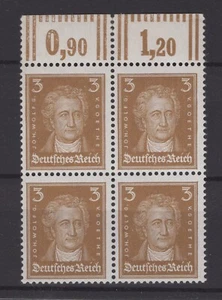 (WH23047) GERMAN REICH - 1926, MI 386W, BLOCK OF 4, MNH, CV € 68, SEE SCANS - Picture 1 of 2