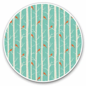 2 x Vinyl Stickers 20cm - Winter Woodlands Forest Trees Cool Gift #8194 - Picture 1 of 9
