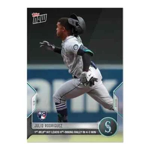 Julio Rodríguez - 2022 MLB TOPPS NOW #17 Rookie PR: 18733 - Imagen 1 de 2