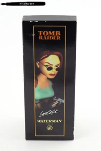 Empty Waterman Kultur Twist Lara Croft / Tomb Raider Paper Box / Case (1) - Picture 1 of 4