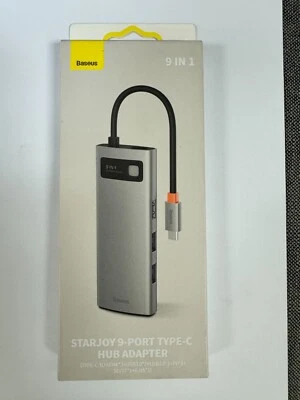 Baseus Starjoy 9-Port Type-C Hub Adapter - Multi-Function USB-C Dock - Image 1 of 4