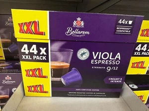 44 CÁPSULAS BELLAROM Nespresso * Cápsulas de café VIOLA ESPRESSO INTENSIDAD 9 LLUVIA PARA - Imagen 1 de 3