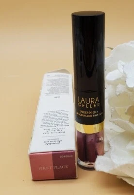 Laura Geller Prep-N-Go скраб для губ и оттенок двойной FRIST PLACE 0,16 унц ДЕФЕКТНОЕ ЧТЕНИЕ  - Изображение 1 из 4
