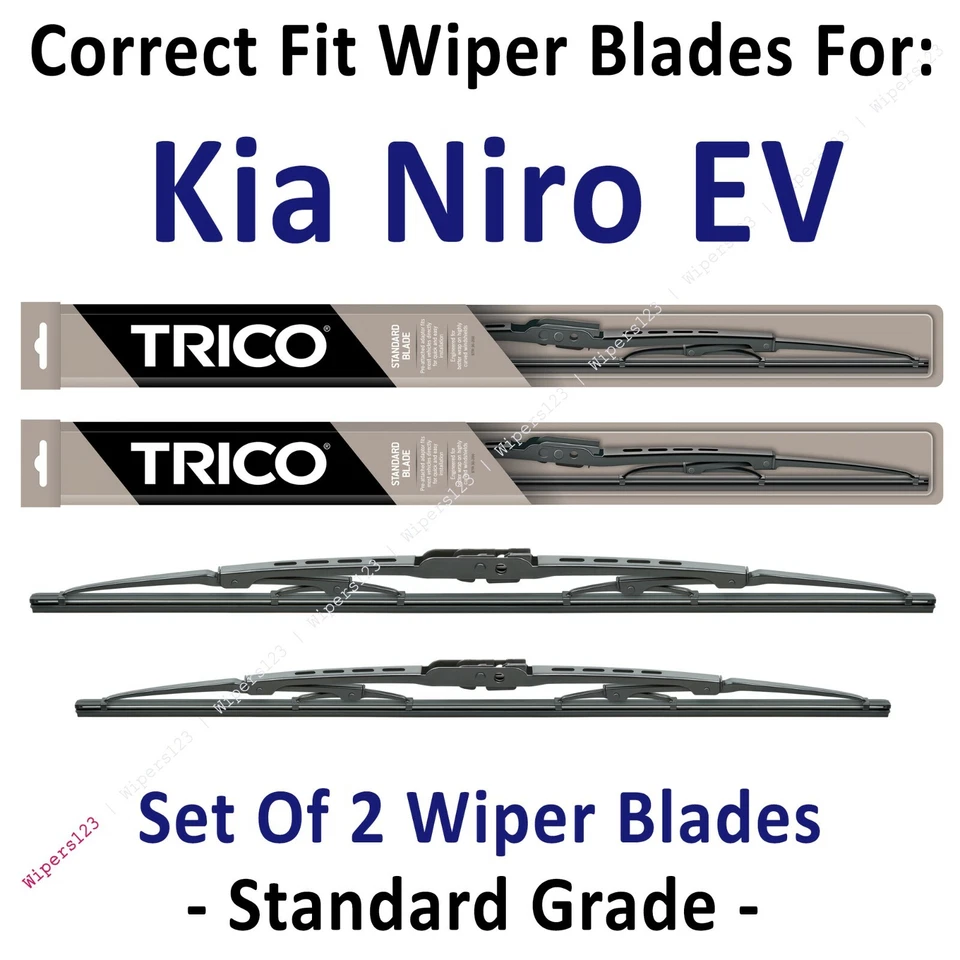 Paquete de 2 limpiaparabrisas estándar - apto para Kia Niro EV 2019+ - 30260/160 Foto 1 de 1