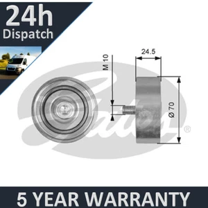 Gates Drive Belt Deflection Guide Pulley For Mitsubishi ASX Outlander New G6676 - Picture 1 of 6