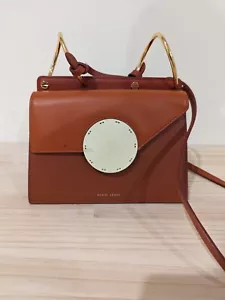Orange Danse Lente Phoebe leather cross body bag - Picture 1 of 8