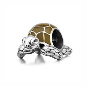Charm Perle Schildkröte 925 Silber Tierfigur - Anhänger für Pandora Armband - Bild 1 von 1