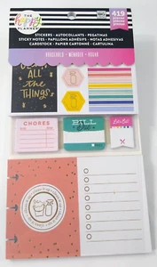 ¡NUEVO! Happy Planner Clásico Multi Accesorio Paquete Hogar Pegatinas Notas Tarjeta - Imagen 1 de 9