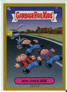 2024 Topps Chrome Garbage Pail Kids Run-Over Joe Gold Refractor  /50 - Picture 1 of 2