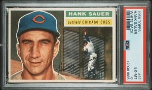 1956 Topps Hank Sauer White Back #41 PSA 6 - Bild 1 von 2
