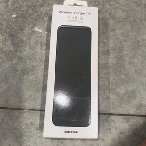Samsung Wireless Charger Trio - Black - Photo 1 sur 2