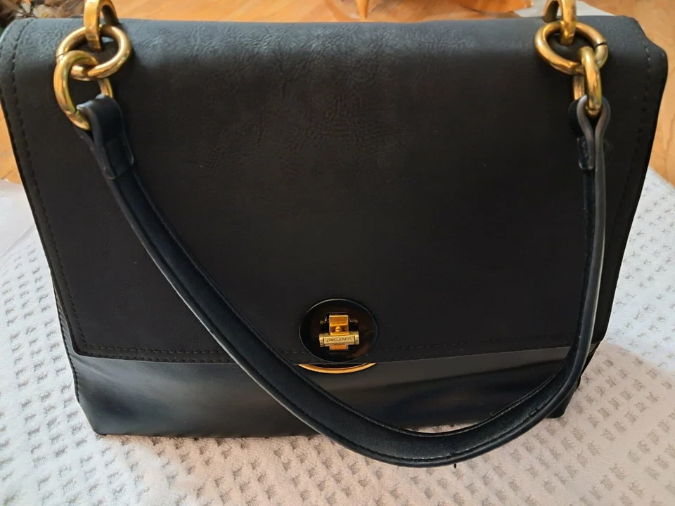 Bolso de mano de cuero de diseñador David Jones estilo vintage Foto 1 de 4