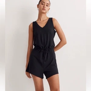 Pagliaccetto con coulisse Madewell nero - Medium - Foto 1 di 9