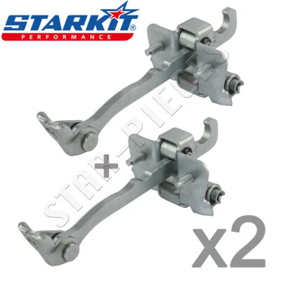 2 ARRET TIRANT CALE PORTE AVANT GAUCHE + DROIT TRAFIC 2 VIVARO PRIMASTAR 01-14 - Photo 1/2