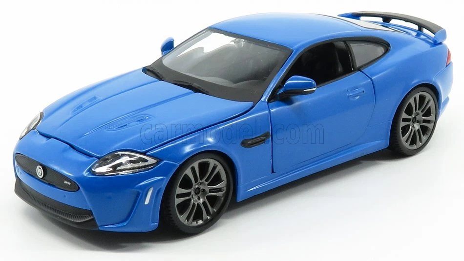 2011 Jaguar Xkr-s Azul Mate 1 24 Bburago 21063