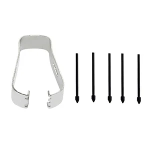 5x Touch Replacement Tip Nibs w/ Clip for Galaxy Tab (Black) - Photo 1 sur 8