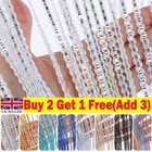 String Curtain Panels Door Fly Screen Room Divider Net Hanging Beaded Curtains