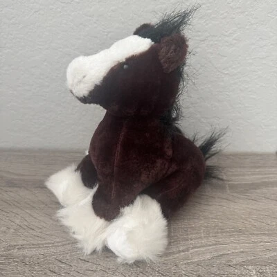Ganz Webkinz Clydesdale  Horse 9" Stuffed Animal Plush no code - Image 1 of 4