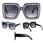 Kids Size Girls Bling Concave Engraving Rectangular Butterfly Sunglasses