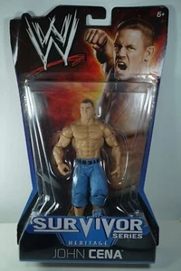 WWE Mattel Survivor Series Heritage John Cena Wrestling figure MOC! - Picture 1 of 5