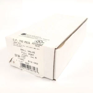 Sherwood 591WA-11ST Refrigerant Shutoff Ball Valve 1-1/8" ODS, 62Cv, 700psi - Picture 1 of 4