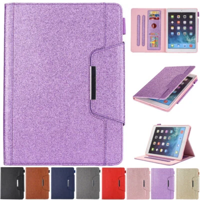 For iPad 7/8/9/10/11th Mini Air Pro 11 2025 Flip Leather Stand Smart Case Cover - Image 1 of 4