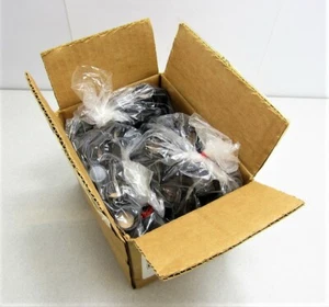 Kimble Glass 45066C-18 Black Screw Cap PTFE-Faced Liner Qty 225 New, Old Stock - Picture 1 of 4