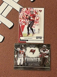 2020 Playoff #130 Tom Brady Tampa Bay Buccaneers + Thunder & Lightning Insert - Picture 1 of 12