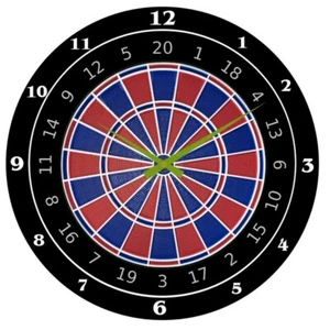 Dart Wanduhr " als E-Dartscheibe " verschiedene Größen - Bild 1 von 5
