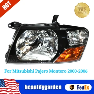 For Mitsubishi Pajero Montero 2000-2006 Front Left Headlight Bumpers Headlamp - Picture 1 of 9