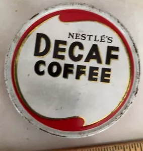 Kaffeedose Deckel Nestle Decaf 60er Jahre Twist-Off Flaschendeckel Vintage Original Alt - Bild 1 von 3