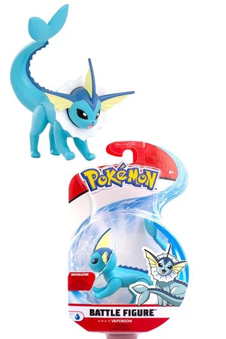 Pokemon Articulated 3 Inch Battle Figure | Vaporeon Cover