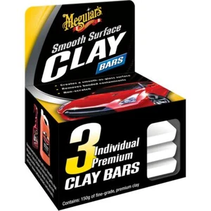 Meguiars Smooth Surface Quik Clay Bars 3x50g G1117 - Picture 1 of 2