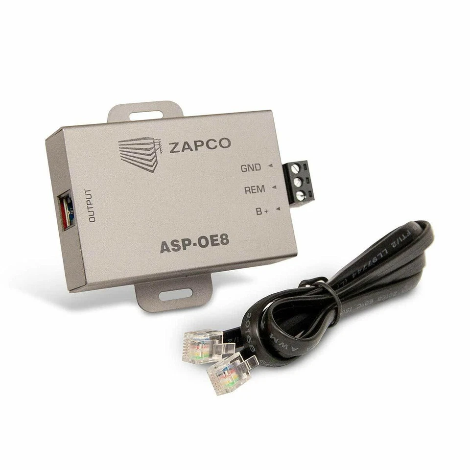 NEW ZAPCO ASP-OE8 8-CHANNEL OEM SIGNAL ADAPTER 9.5V RMS PREAMP OUTPUTS CAR AUDIO - Image 1 of 1