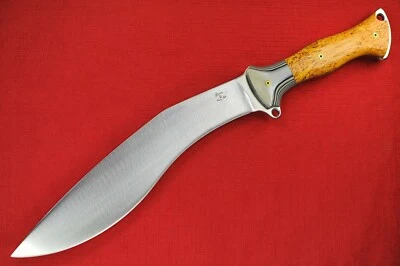 Busse Custom Killa Zilla II .285" Convexo INFI, G-rexed CrossCut Buckeye Burl Foto 1 de 4