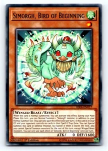 Simorgh Bird Of Beginning - Mint / Near Mint Condition YUGIOH Card - Picture 1 of 1
