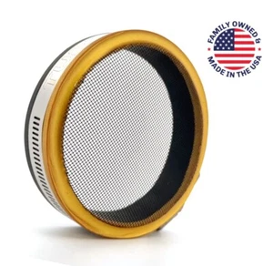 Turbo-Guard SF 4" Inch Gold Pearl Stainless Screen Air Filter for T3 T4 Garrett - Foto 1 di 1