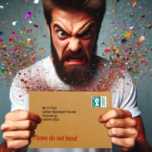 GLITTER BOMB! Unique Design,Spring Loaded,Revenge,Prank,Joke,100% Anonymous! - Picture 1 of 13