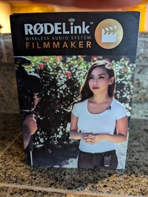 Rode RodeLink Wireless Audio Filmmaker System with Lavalier Microphone New! - Image 1 of 4