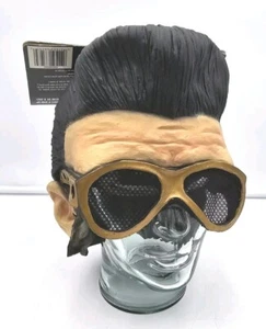 Vintage Elvis Presley Rubber Mask With Sideburns/Glasses 2001 Paper Magic Group - Picture 1 of 7