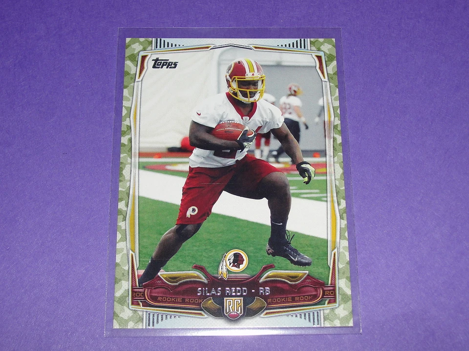 2014 Topps SILAS REDD #351 Camo Variant Rookie Card/399 Washington REDSKINS RC - Image 1 of 1