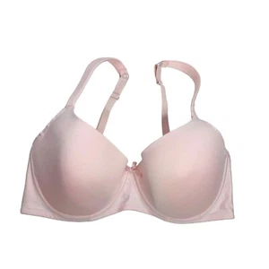 Laura Ashley Full Figure Bra Sz 40D Pink Comfort Strap Extra Cushion Intimates - Picture 1 of 8