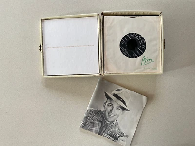 Bing Crosby Decca ED-1700 Autobiography Box Set Booklet 17 45 RPM Vinyl Records - Image 1 of 4