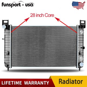 28'' Radiator for Chevy GMC Silverado Sierra Suburban Tahoe Yukon 4.3 4.8 5.3L
