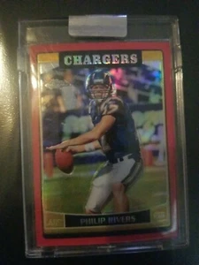 🔥 2006 Topps cromo rojo refractor Phillip Rivers SP #217/259 cargadores Colts - Imagen 1 de 2