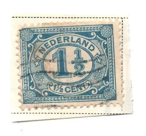 Paesi Bassi SG: 169 1908 Nuovi Valori 1-1/2c Francobollo Ultramarino leggermente incernierato - Foto 1 di 1