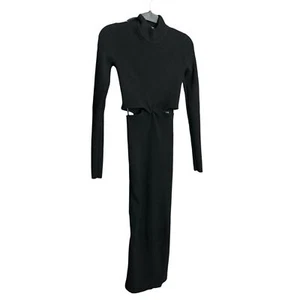 TORN BY RONNY KOBO Black Opal Knit Dress Size Medium - Picture 1 of 16