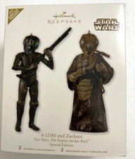 HALLMARK 2012 Keepsake Ornament Star Wars SDCC 4-LOM and Zuckuss