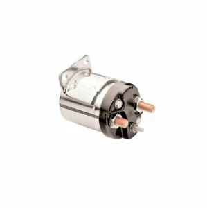HARLEY Starter Solenoid Big Twins 4spd 65-86 Early FX/FLST 84-88 XL 68-80 CHROME - Picture 1 of 2