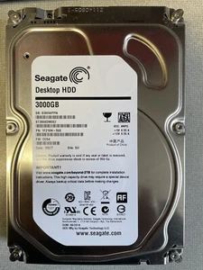 Seagate ST3000DM003 3TB HARD DRIVE 3.5" 3TB SATA HDD 1F216N-568 - Picture 1 of 3